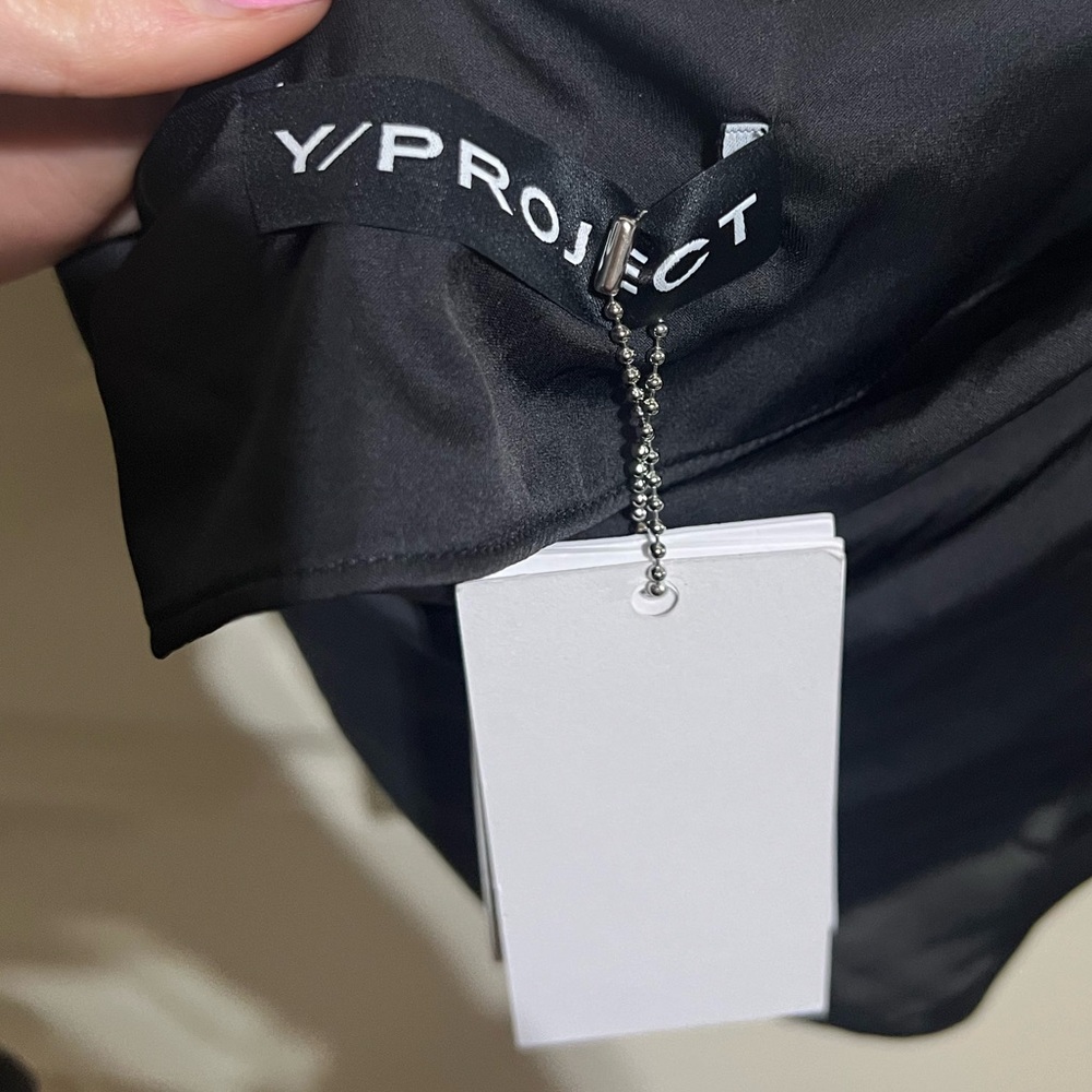 NWT Y/Project Sheer Lace Draped Top - Picture 6 of 6